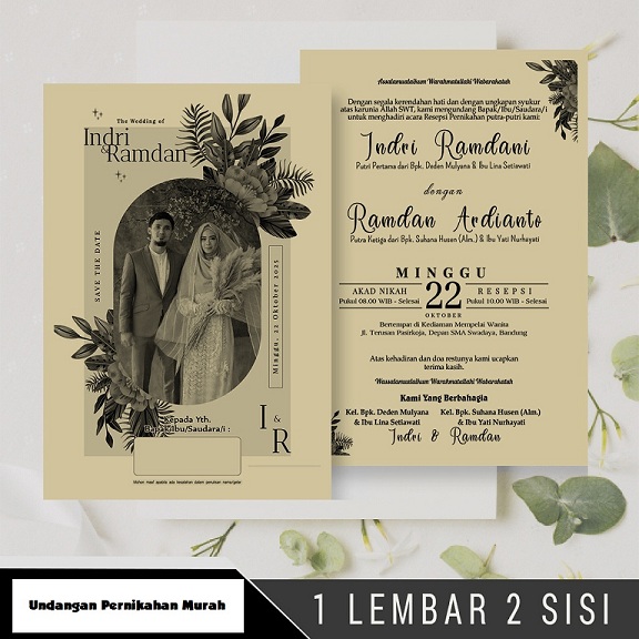 Undangan Pernikahan Murah